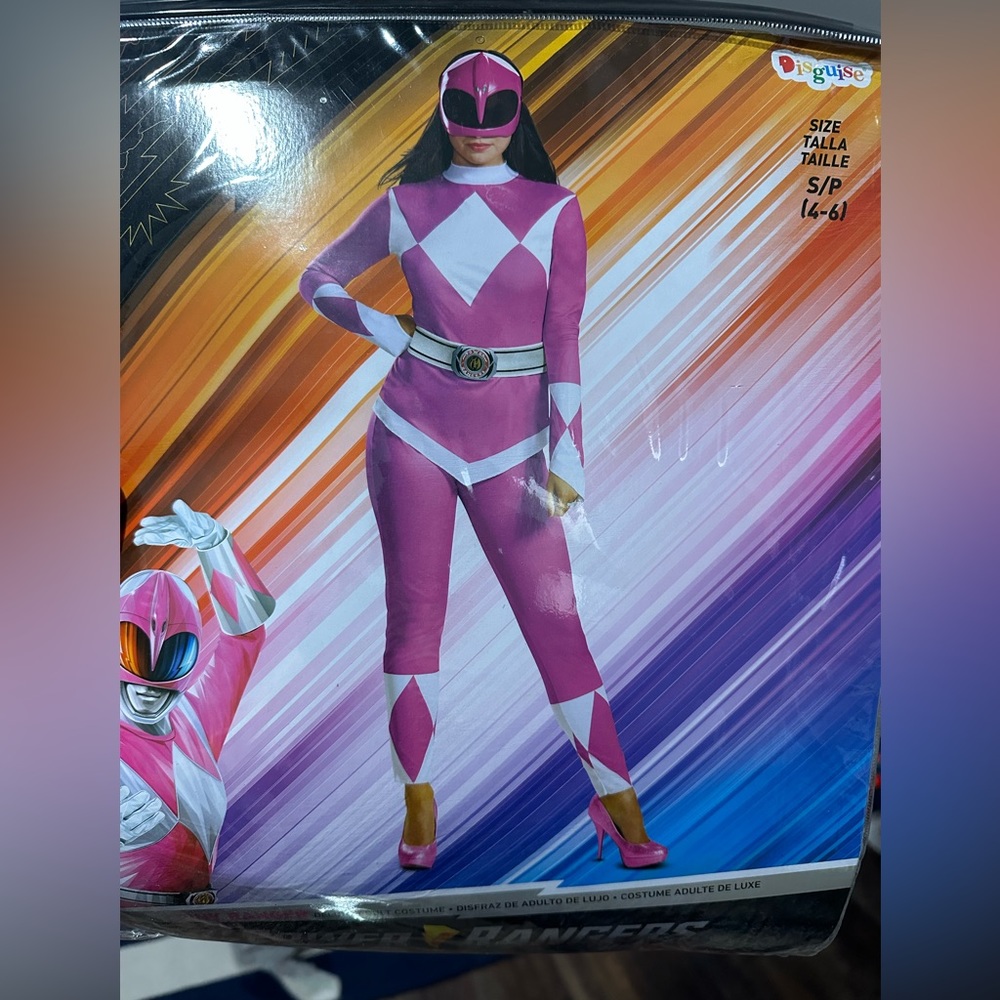 Women’s Pink Ranger Halloween Costume. Great condition. Size small.